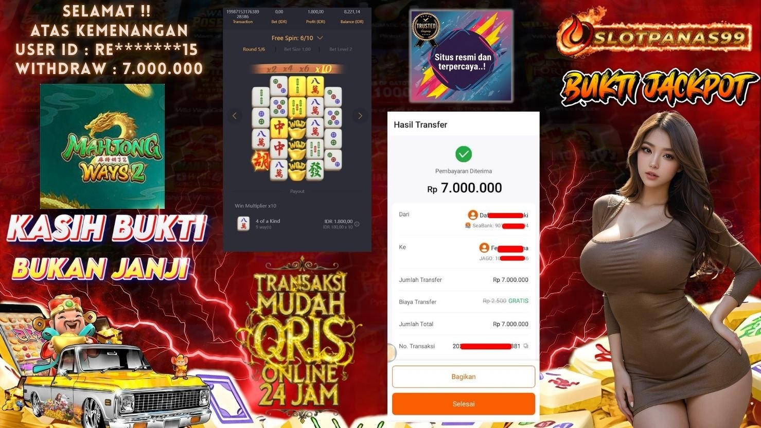 SLOTPANAS99 JACKPOT SLOT MAHJONG WAYS 2